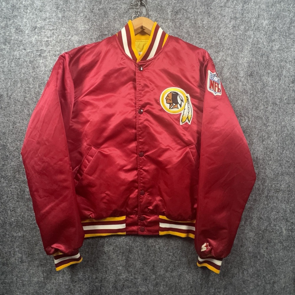 Vtg 90s Starter Washington Redskins Satin Jacket Mens Large NFL Pro Line USA